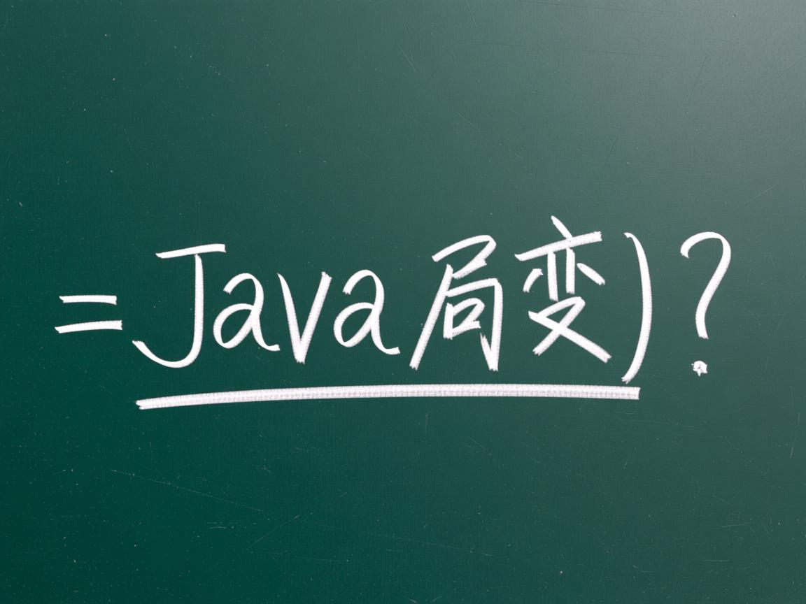 如何定义Java局部变量？  第3张