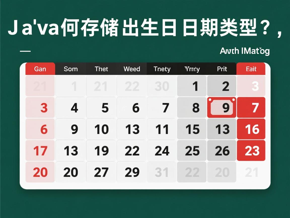 Java如何存储出生日期类型？  第2张