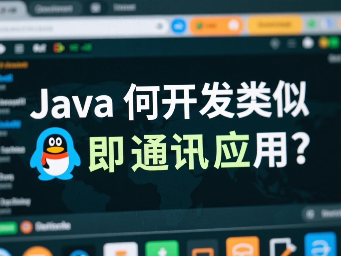 Java如何开发类似QQ的即时通讯应用?  第2张 Java如何开发类似QQ的即时通讯应用?  第2张