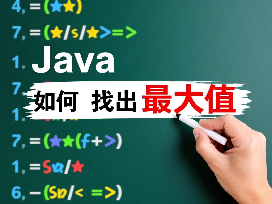 Java如何找出最大值  第1张 Java如何找出最大值  第1张