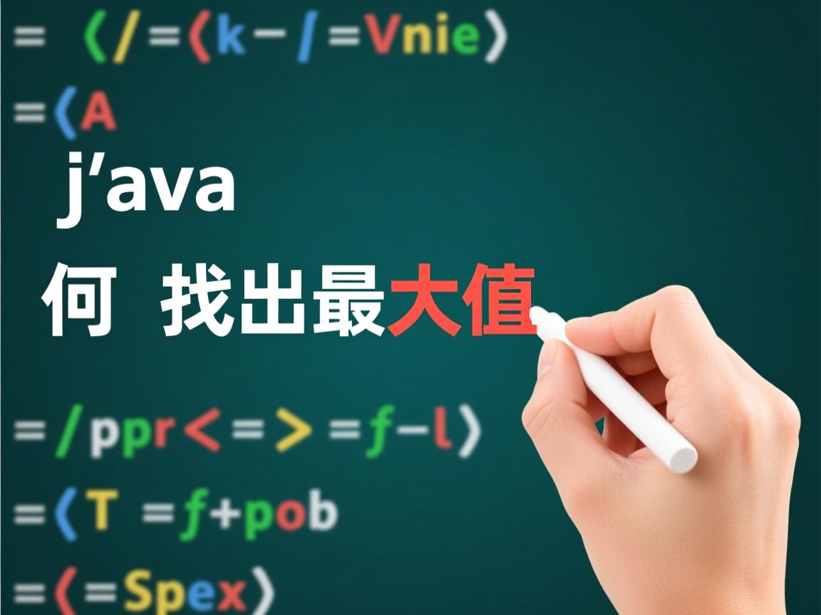 Java如何找出最大值  第3张 Java如何找出最大值  第3张