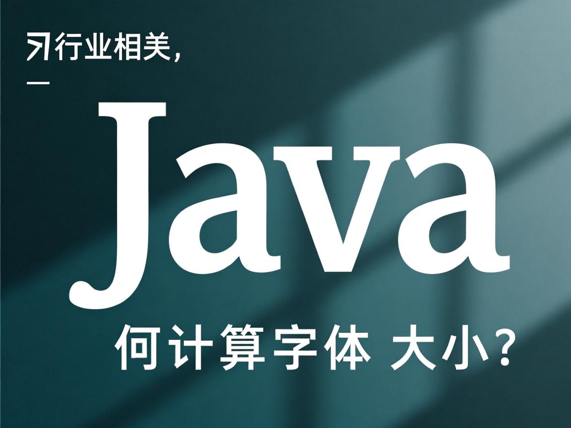 Java如何计算字体大小？  第2张
