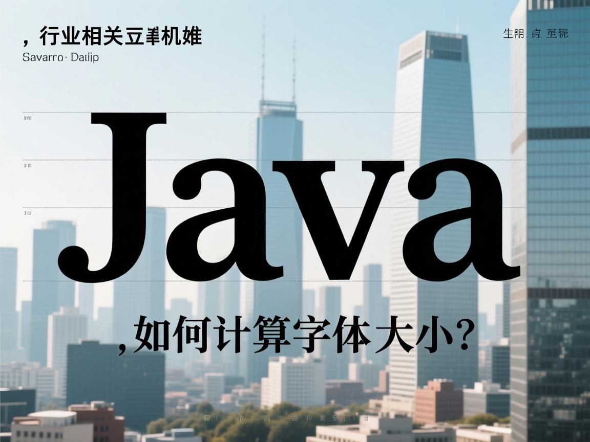 Java如何计算字体大小？  第3张