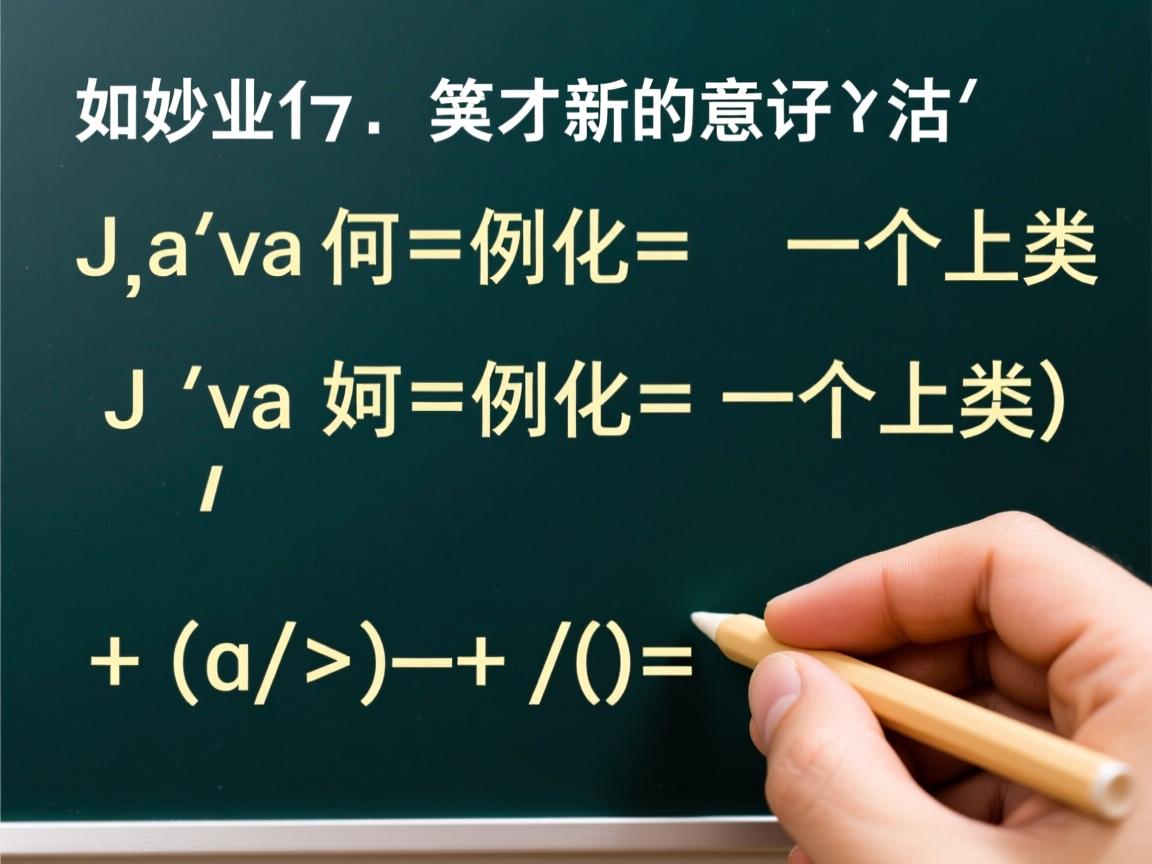 Java如何实例化一个类  第2张 Java如何实例化一个类  第2张