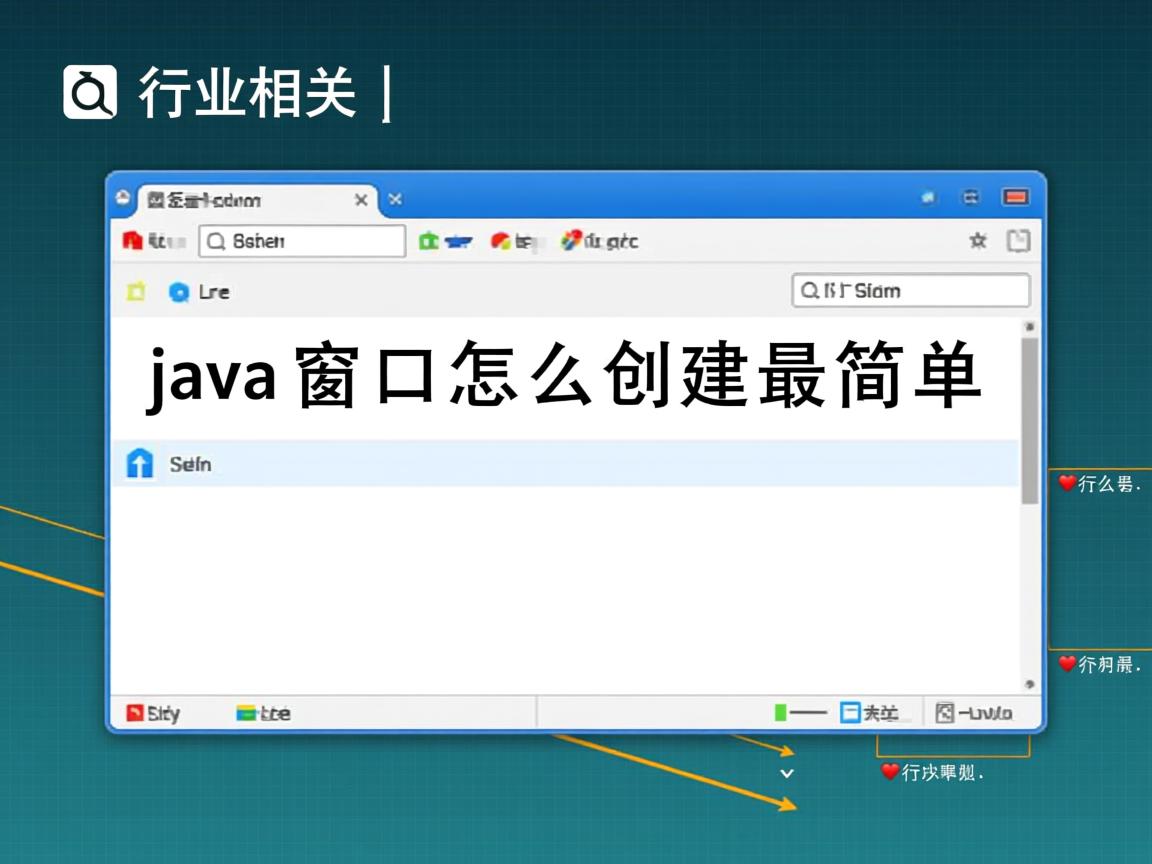 Java窗口怎么创建最简单  第2张 Java窗口怎么创建最简单  第2张
