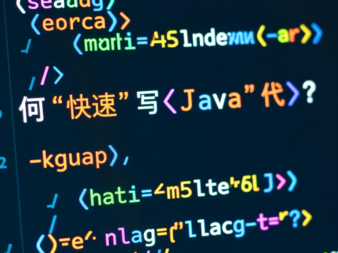 如何快速写Java代码?  第2张 如何快速写Java代码?  第2张