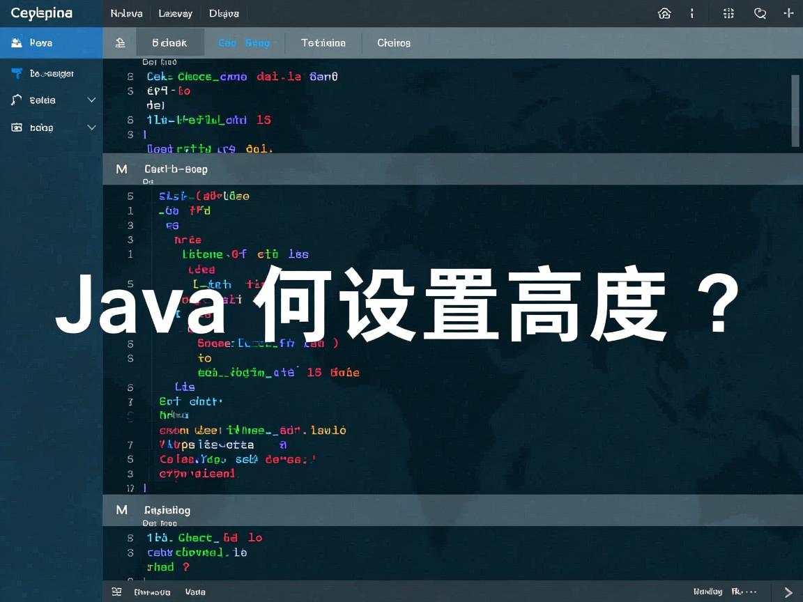 Java如何设置高度？  第3张