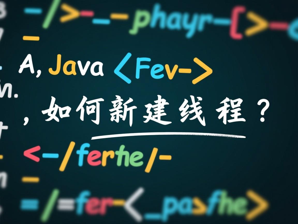 Java如何新建线程?  第2张 Java如何新建线程?  第2张