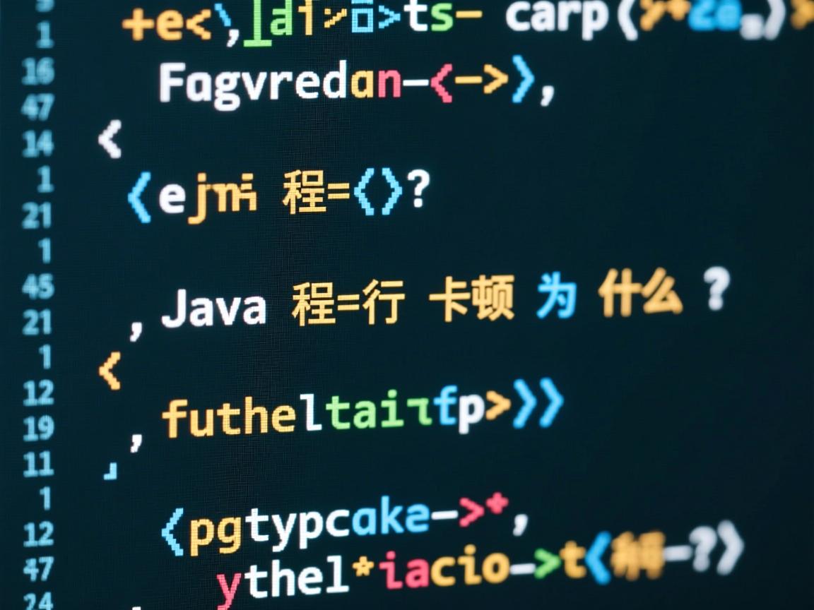 Java程序运行卡顿为什么？