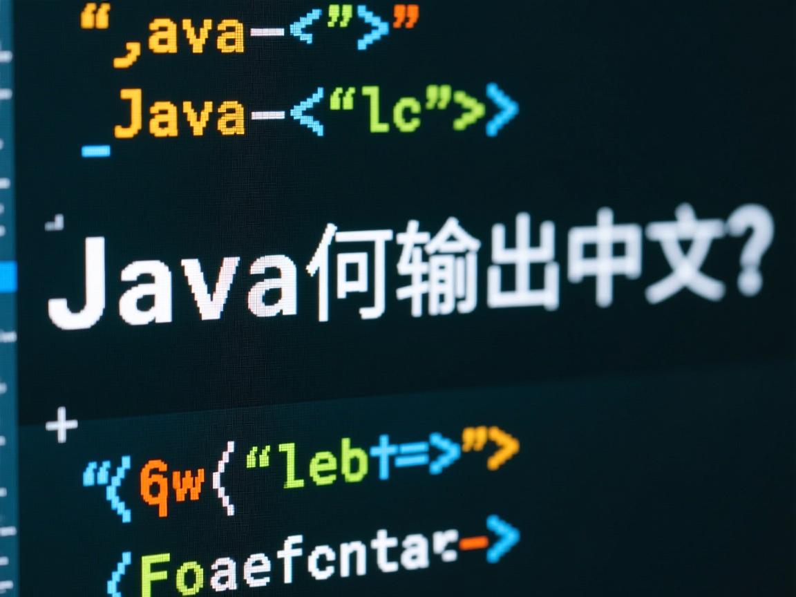 Java如何输出中文?  第2张 Java如何输出中文?  第2张