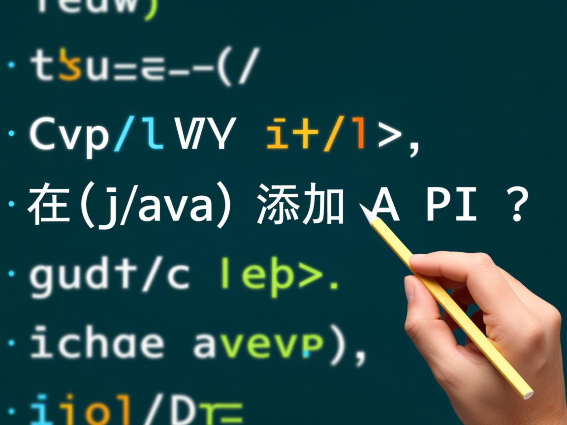 怎样在Java中添加API?  第2张 怎样在Java中添加API?  第2张