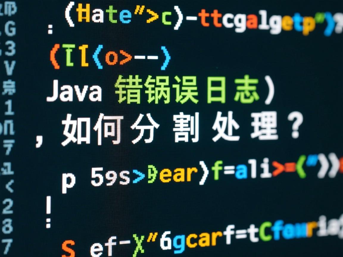 Java错误日志如何分割处理?  第1张 Java错误日志如何分割处理?  第1张