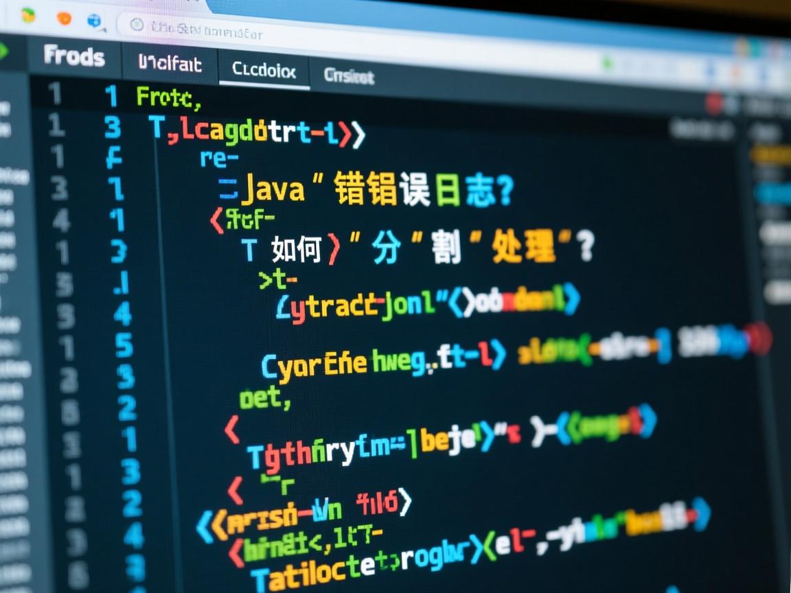Java错误日志如何分割处理?  第3张 Java错误日志如何分割处理?  第3张