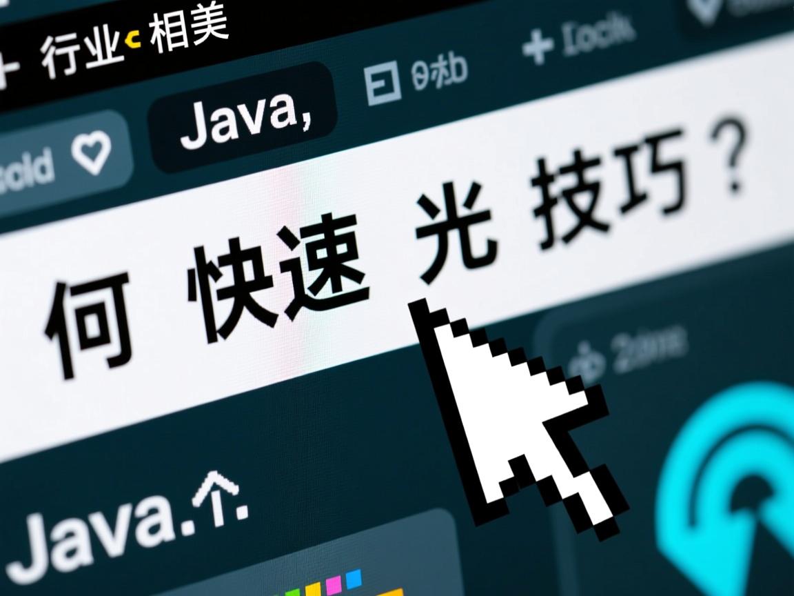 Java如何快速移动光标技巧?  第1张 Java如何快速移动光标技巧?  第1张