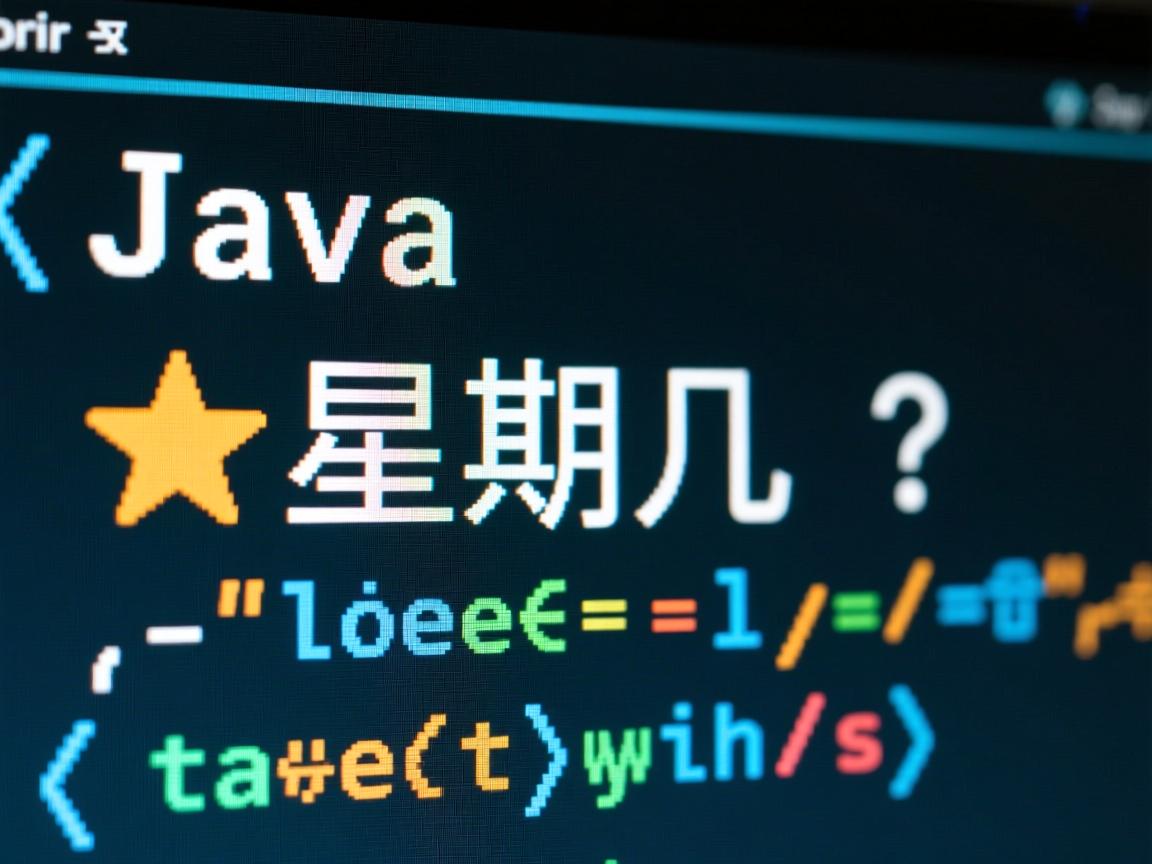 Java如何输出星期几?  第1张 Java如何输出星期几?  第1张