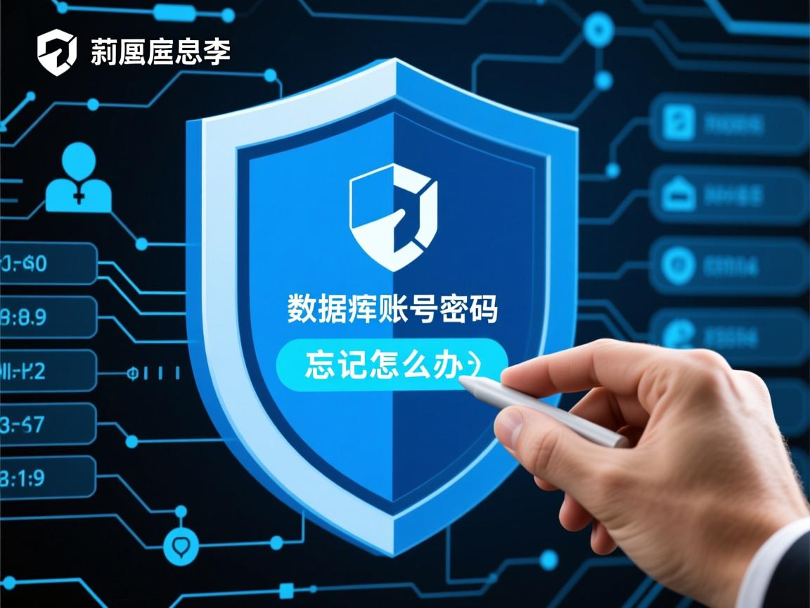 酷盾数据库账号密码忘记怎么办