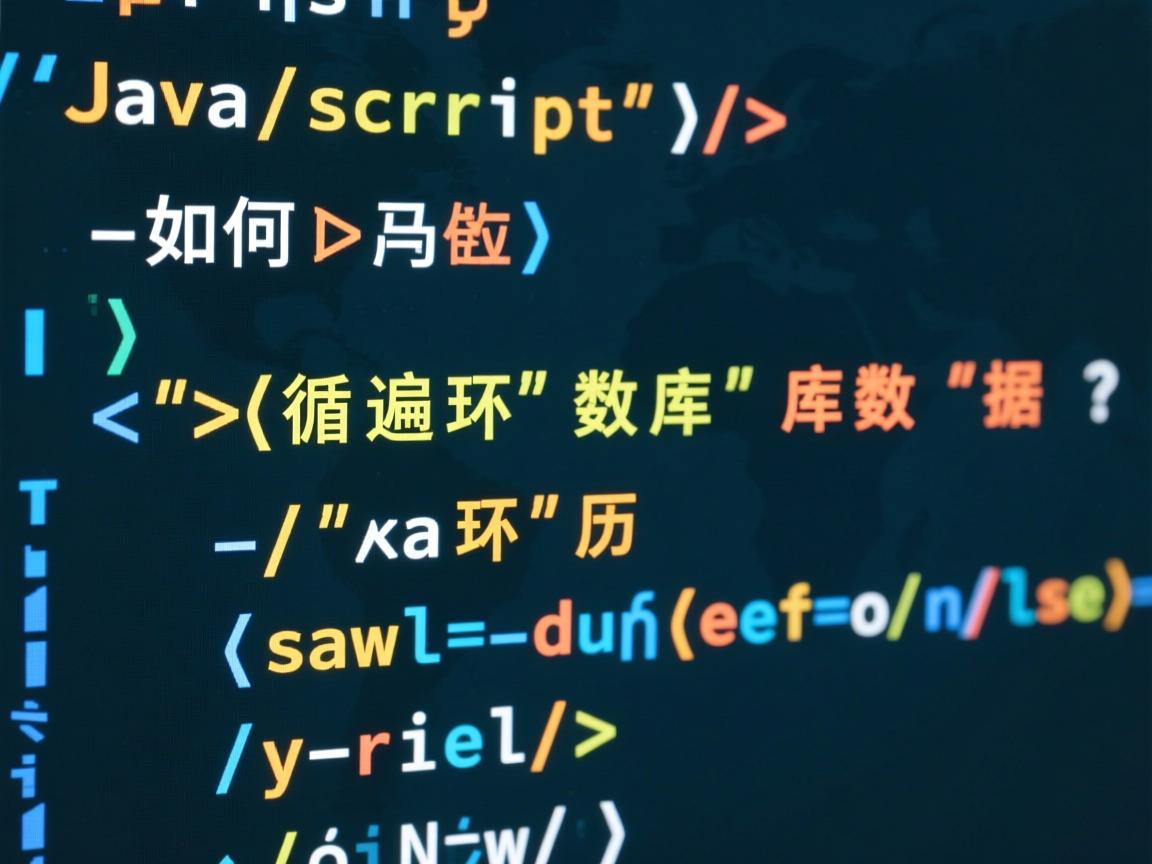 JavaScript中如何高效循环遍历数据库数据?  第3张 JavaScript中如何高效循环遍历数据库数据?  第3张