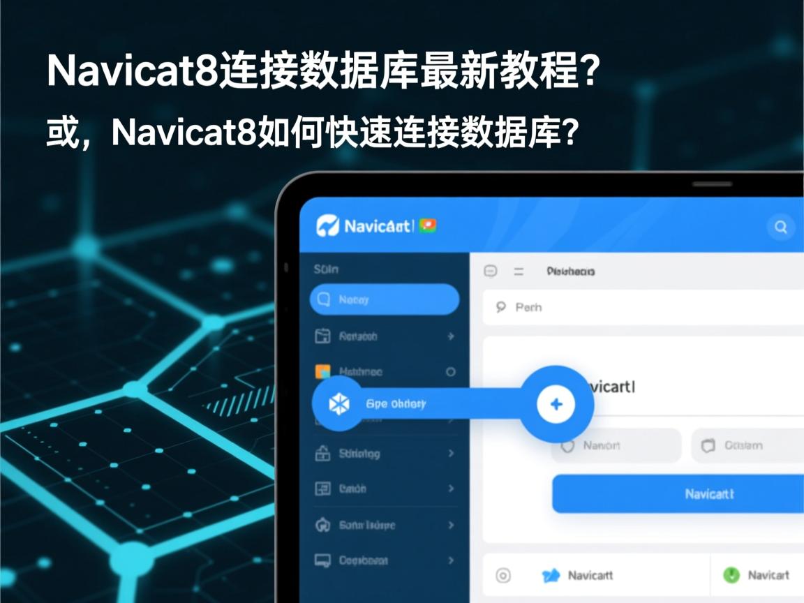 Navicat8连接数据库最新教程？，或，Navicat8如何快速连接数据库？  第1张