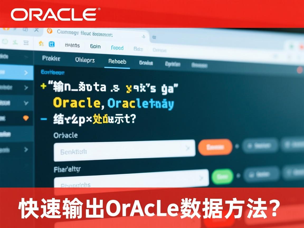 Oracle如何输出数据?,Oracle输出语句怎么写?,Oracle查询结果如何显示?,Oracle怎么输出查询结果?,快速输出Oracle数据方法?  第2张 Oracle如何输出数据?,Oracle输出语句怎么写?,Oracle查询结果如何显示?,Oracle怎么输出查询结果?,快速输出Oracle数据方法?  第2张