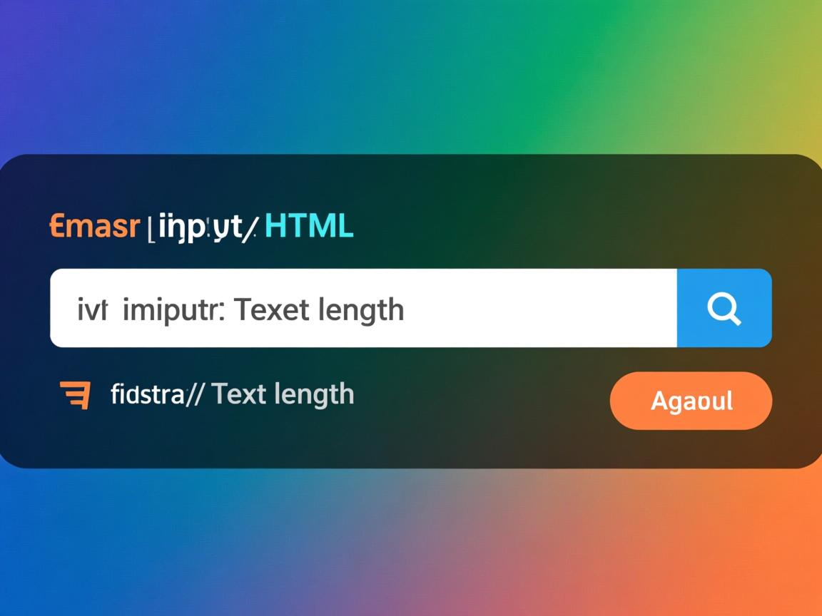如何获取HTML输入框文本长度?  第1张 如何获取HTML输入框文本长度?  第1张