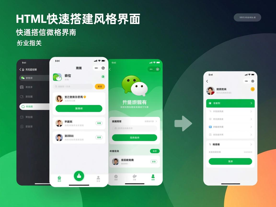 怎样用HTML快速搭建微信风格界面?分步指南  第2张 怎样用HTML快速搭建微信风格界面?分步指南  第2张
