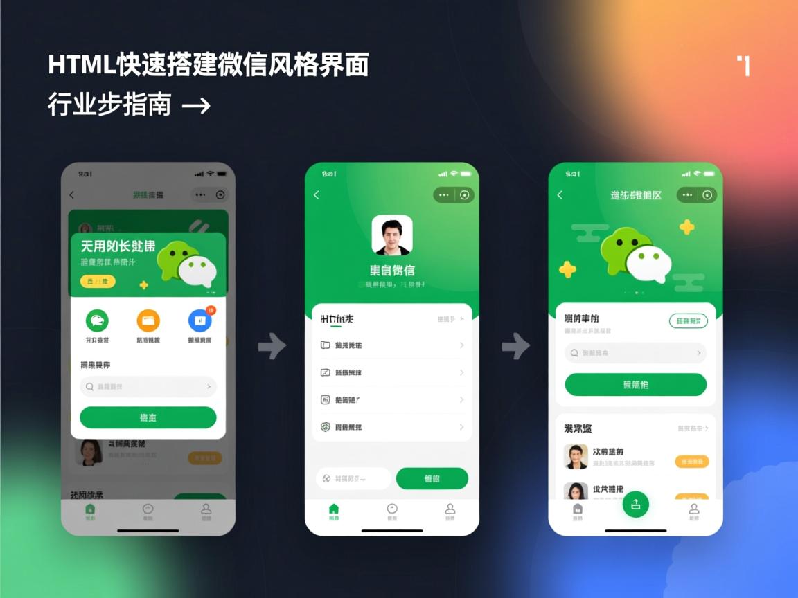 怎样用HTML快速搭建微信风格界面?分步指南  第1张 怎样用HTML快速搭建微信风格界面?分步指南  第1张