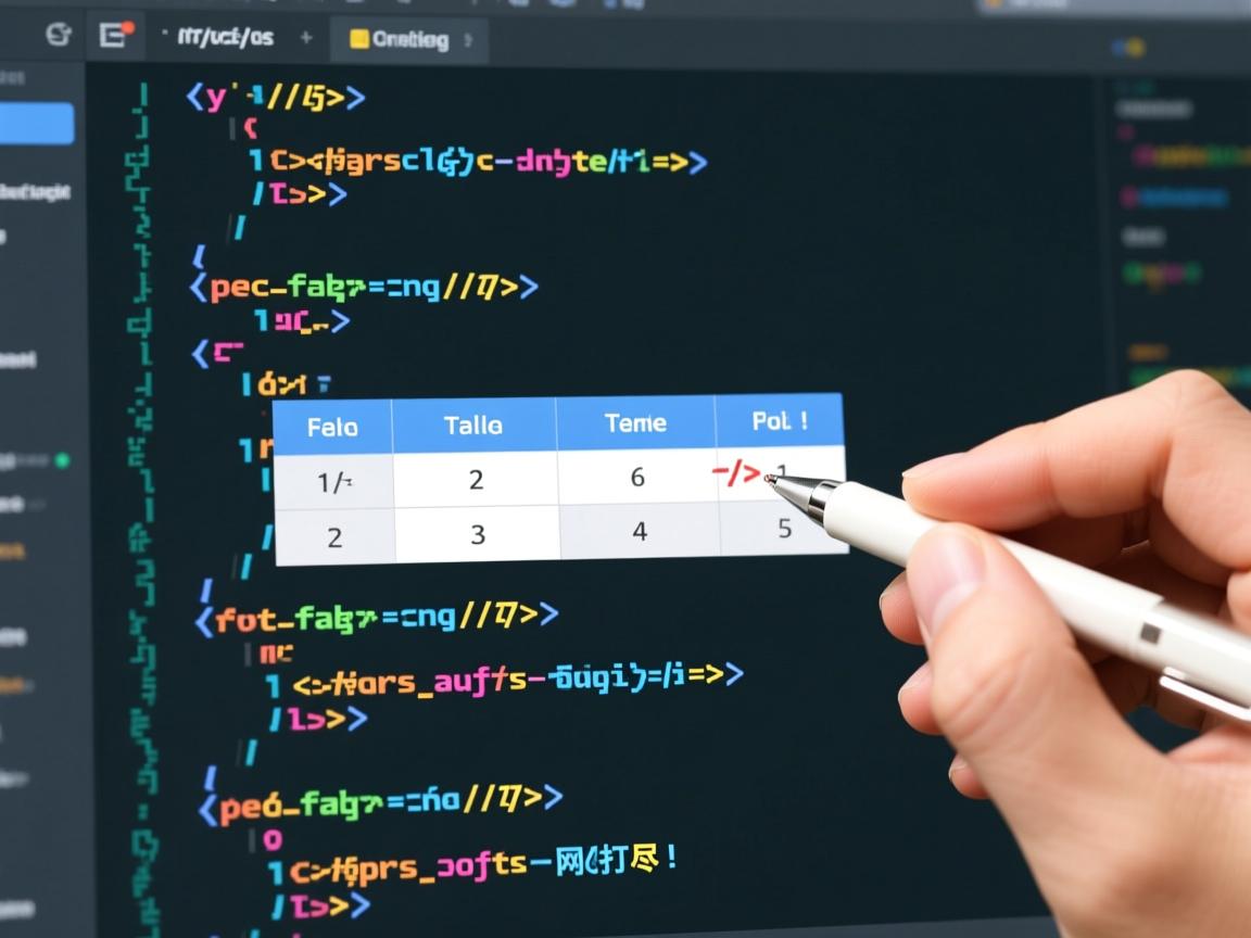 HTML怎样快速创建表格？高效技巧一网打尽！  第3张