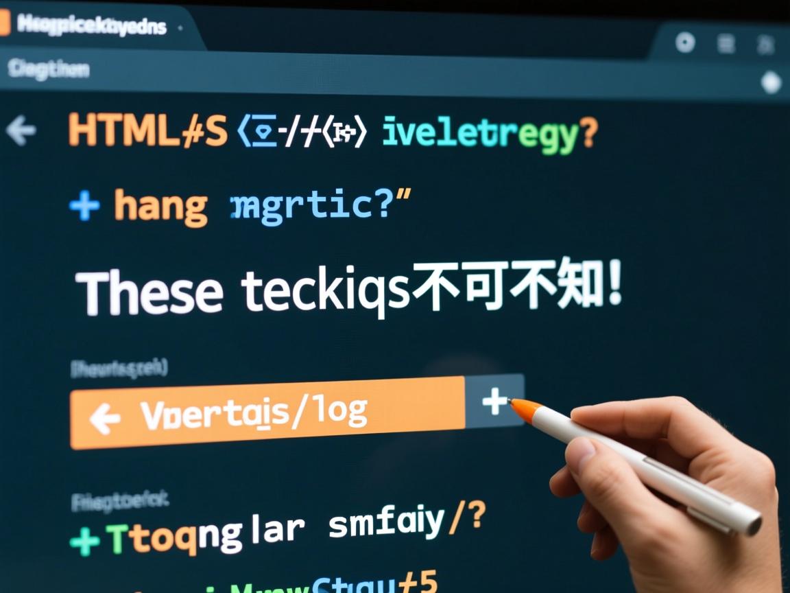 如何在HTML5中高效添加文字?这些技巧不可不知!  第2张 如何在HTML5中高效添加文字?这些技巧不可不知!  第2张