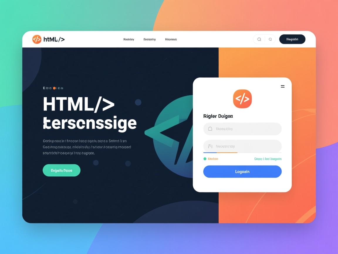 如何用HTML快速创建高效注册与登录页面  第2张