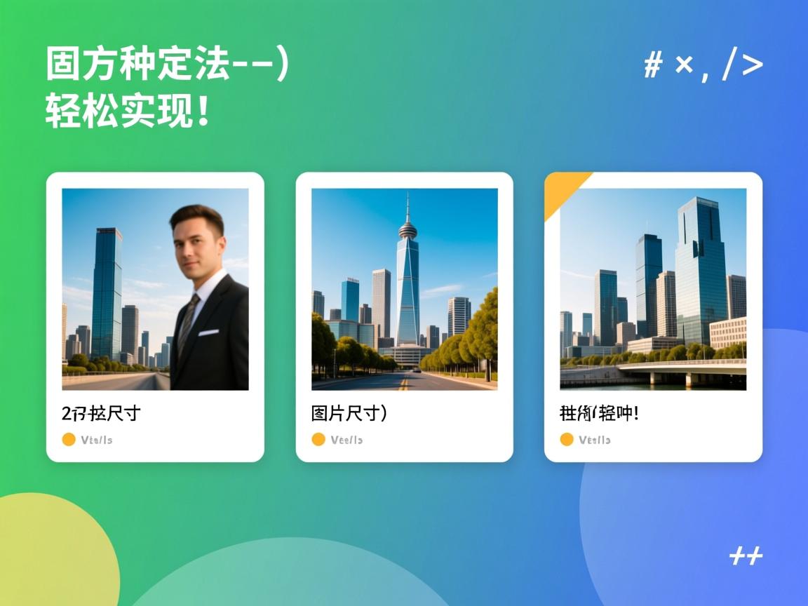 HTML如何固定图片大小?3种方法轻松实现!  第2张 HTML如何固定图片大小?3种方法轻松实现!  第2张