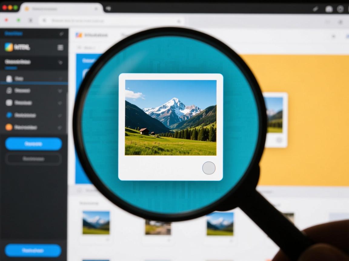 如何在HTML中实现图片放大镜效果?