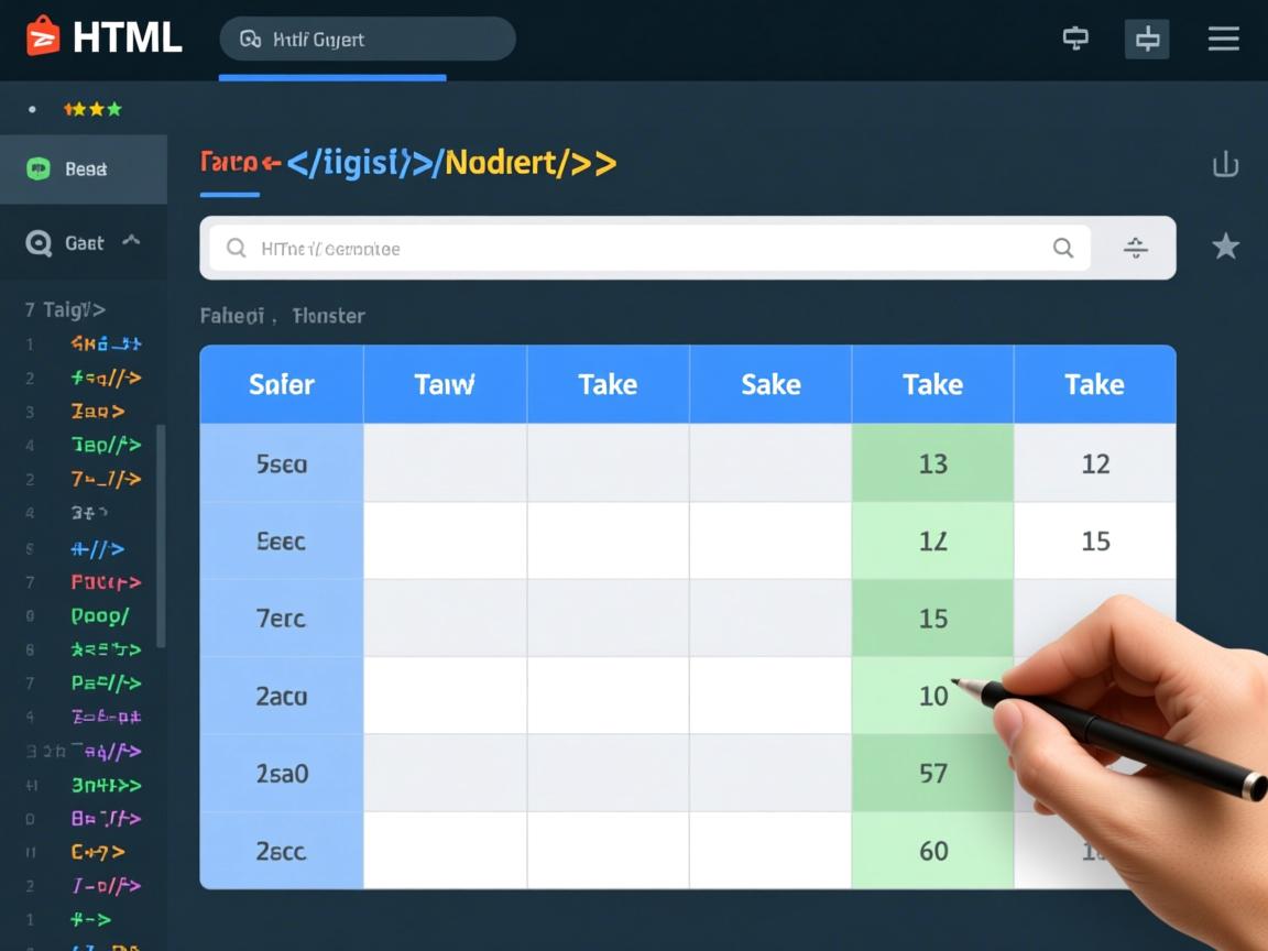 如何在HTML中快速制作表格？  第2张