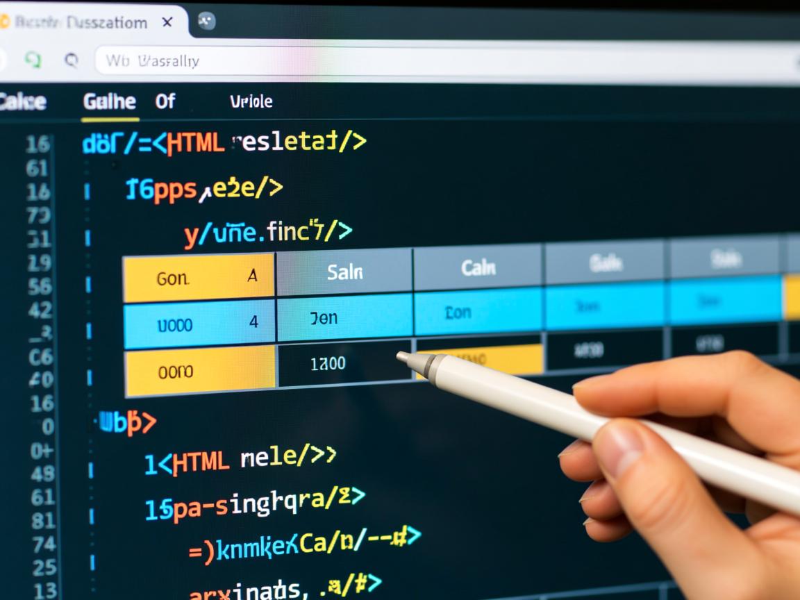 如何在HTML中快速制作表格?