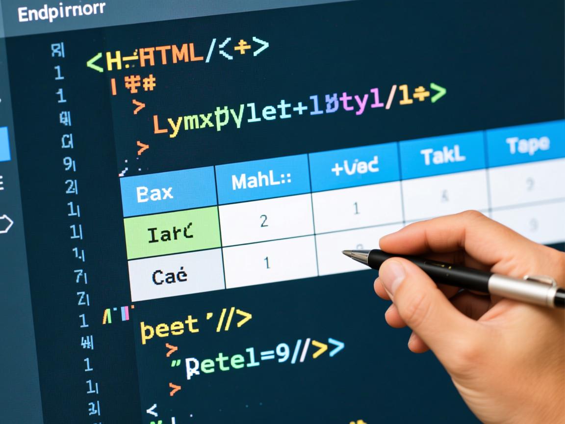 如何在HTML中快速制作表格？  第3张