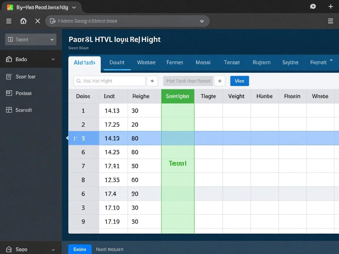 如何设置HTML表格行高?  第3张 如何设置HTML表格行高?  第3张