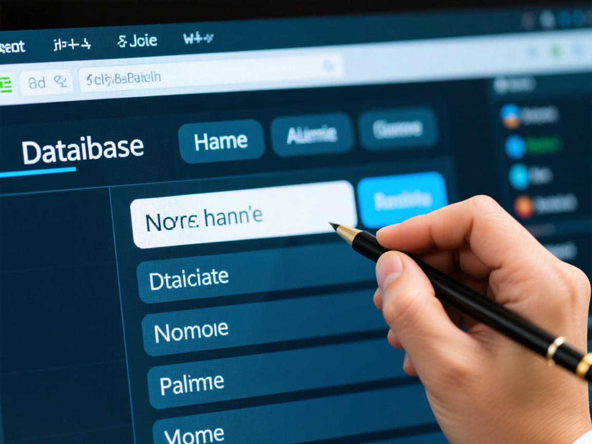 如何修改数据库名称?