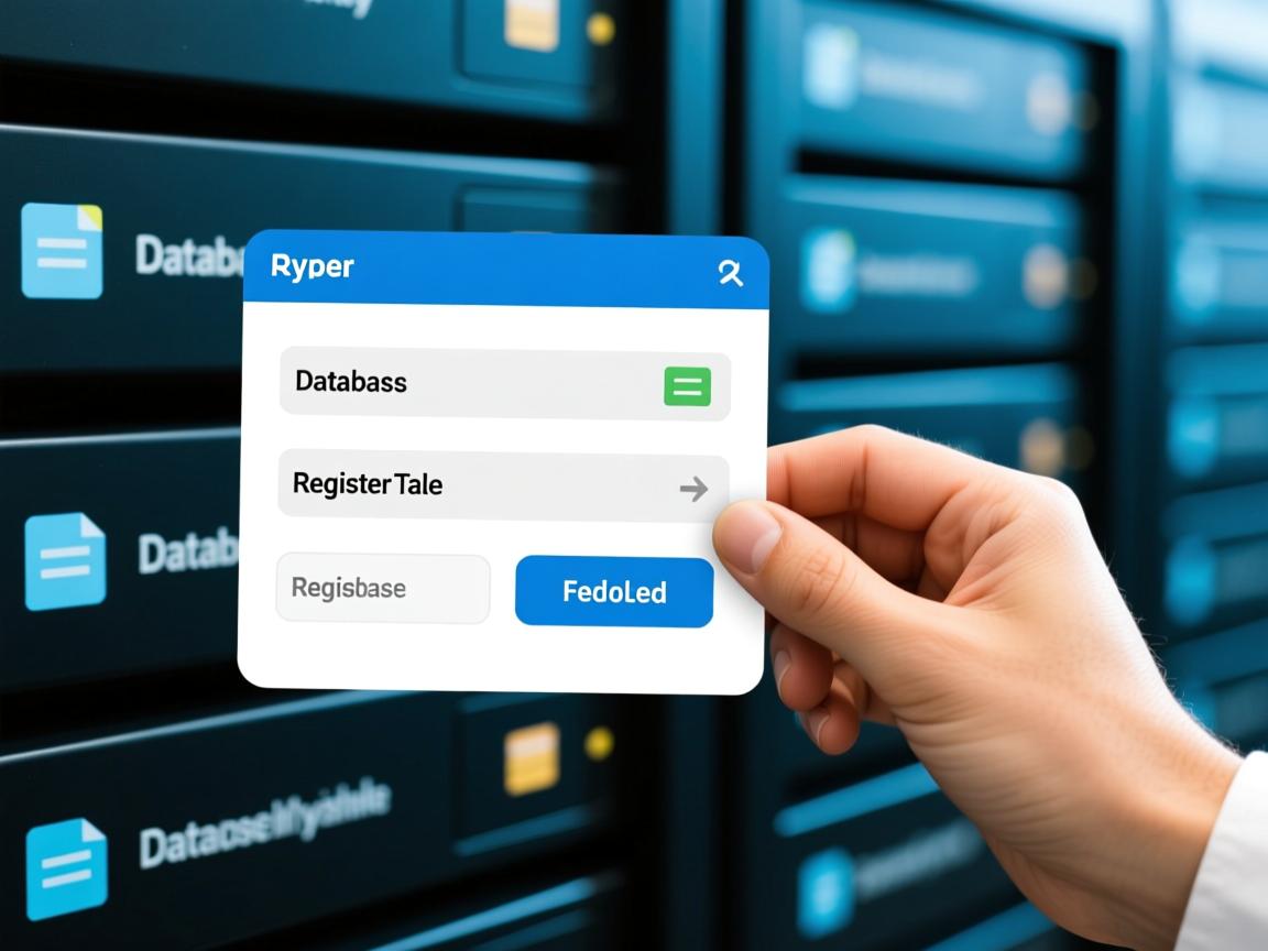 如何删除数据库注册表?