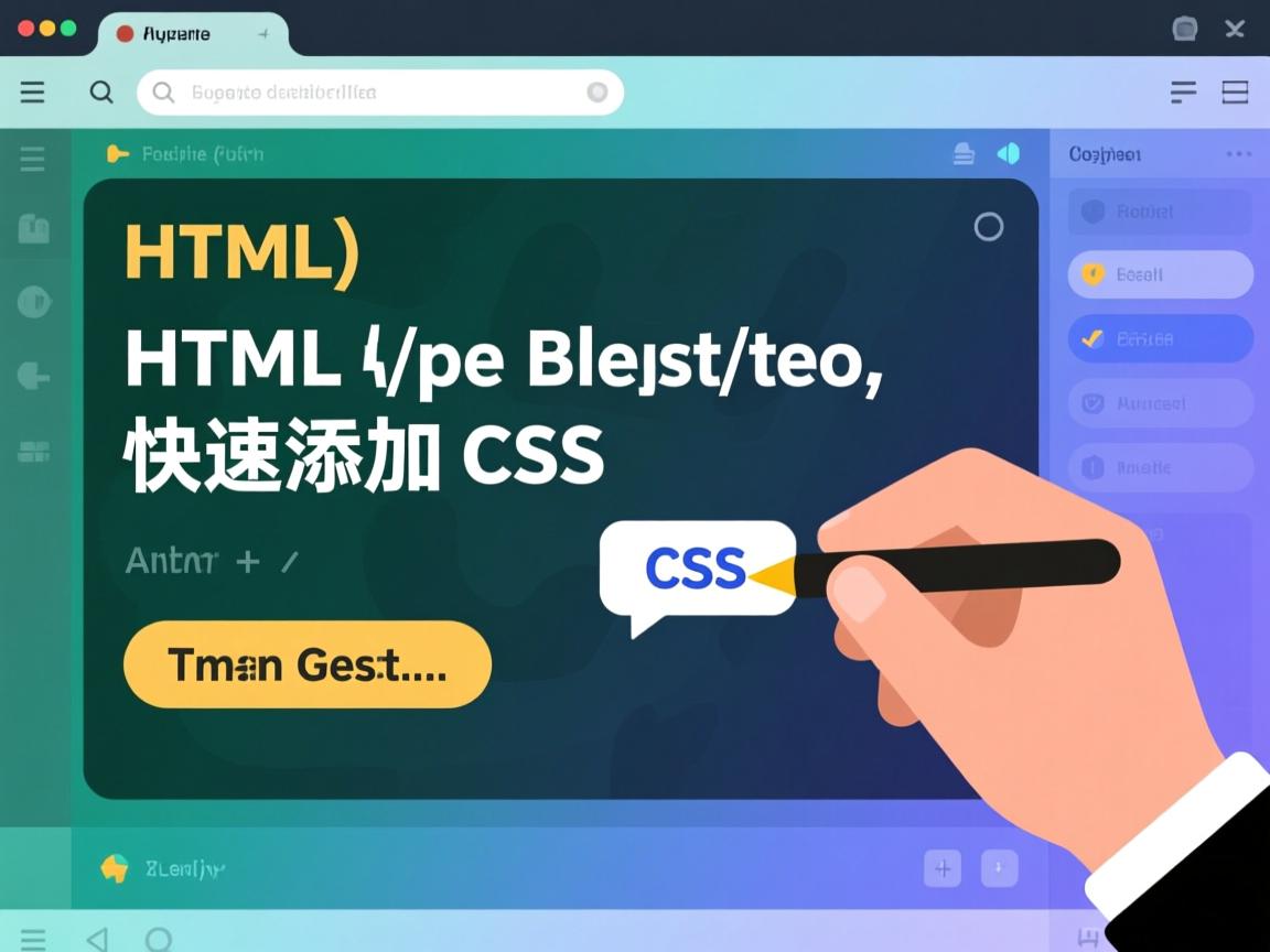 如何在HTML中快速添加CSS？  第2张