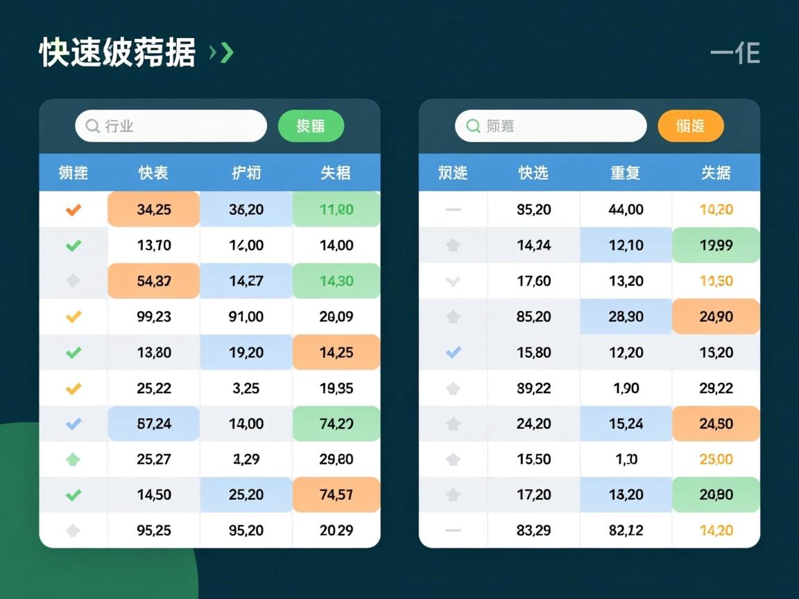 两列表格如何快速筛选重复数据?  第2张 两列表格如何快速筛选重复数据?  第2张