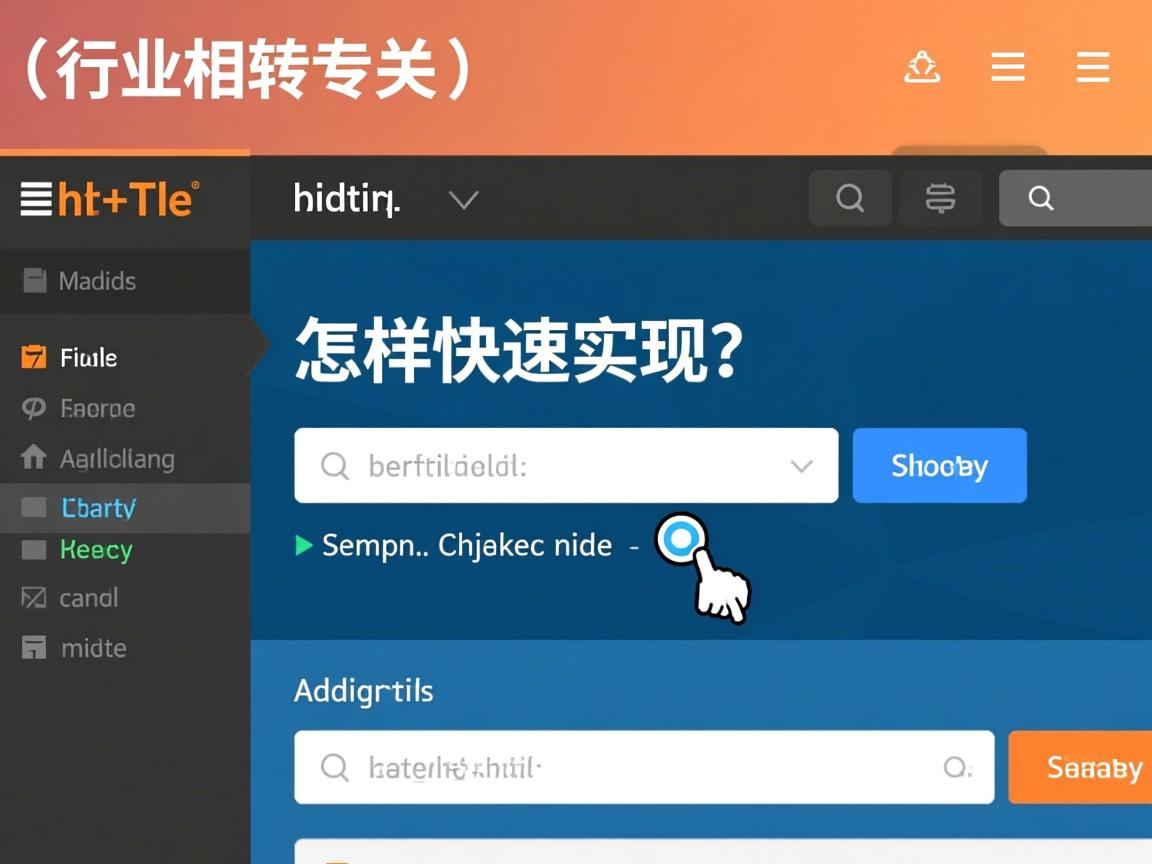 HTML技巧，本页跳转不刷新，怎样快速实现？  第1张