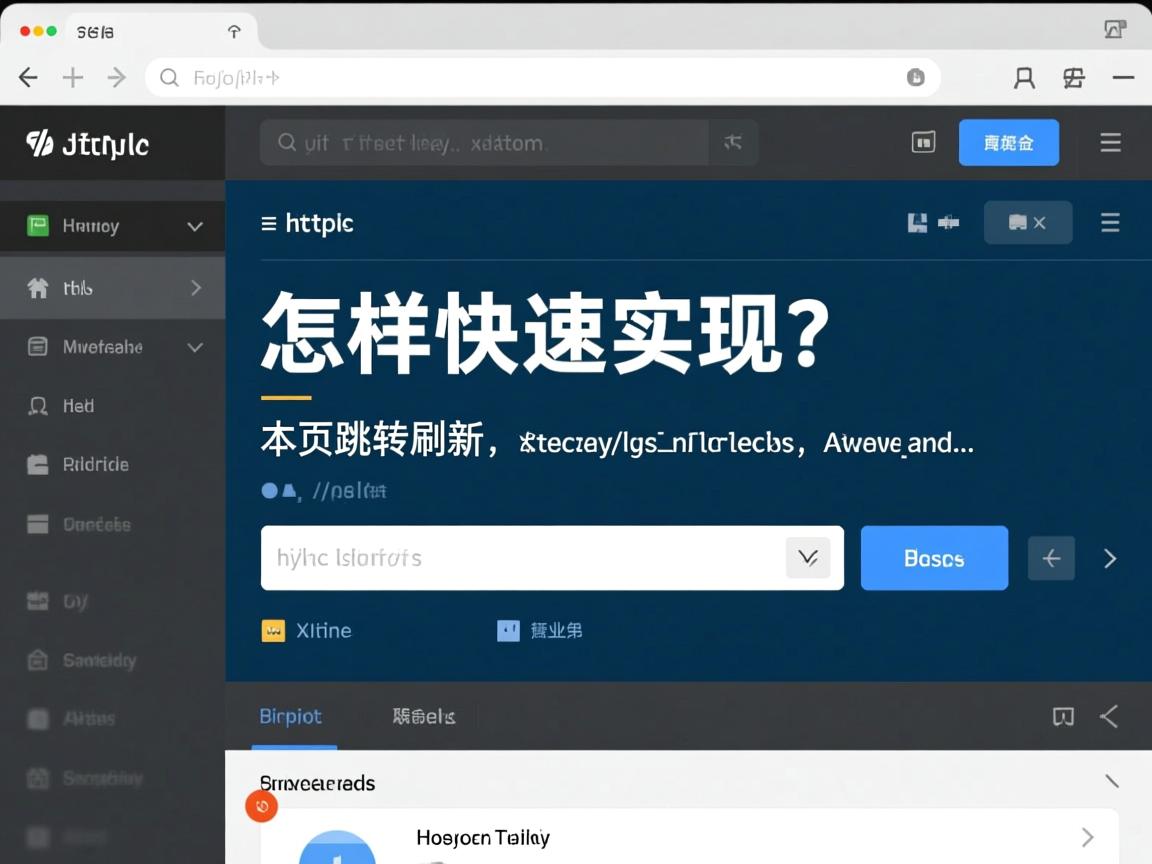 HTML技巧，本页跳转不刷新，怎样快速实现？  第3张