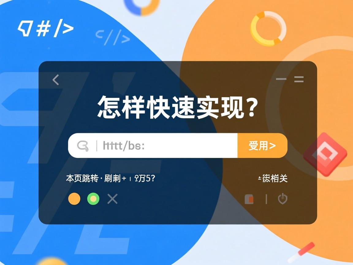 HTML技巧，本页跳转不刷新，怎样快速实现？  第2张