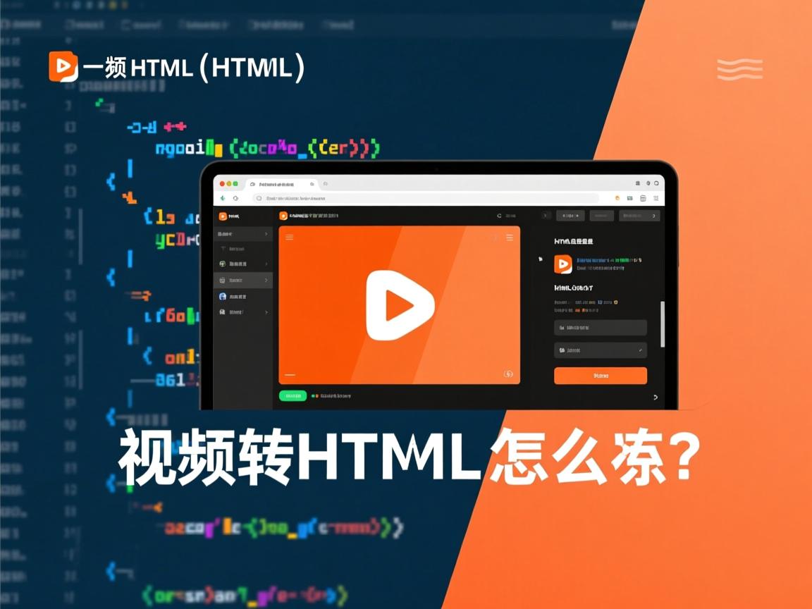 视频一键生成HTML代码?,如何快速生成视频HTML?,视频转HTML怎么实现?