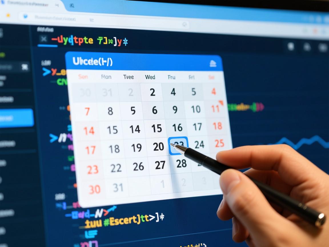 HTML中如何选择日期?  第1张 HTML中如何选择日期?  第1张