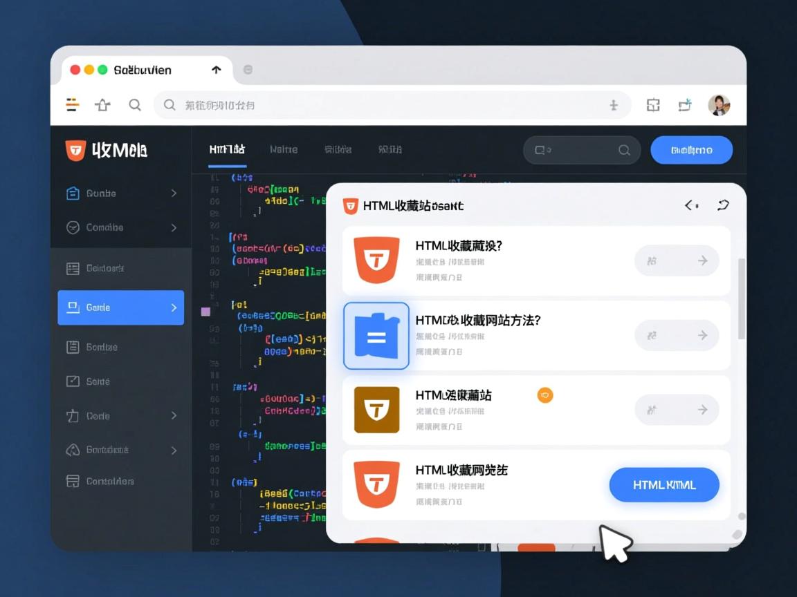 如何用HTML收藏网站？，HTML收藏网站怎么做？，怎样用HTML添加收藏夹？，HTML如何实现收藏功能？，收藏网站的HTML代码？，快速HTML收藏网站方法？，用HTML收藏网页步骤？，HTML浏览器收藏技巧？，网页收藏HTML代码分享？，如何编写HTML收藏按钮？  第1张