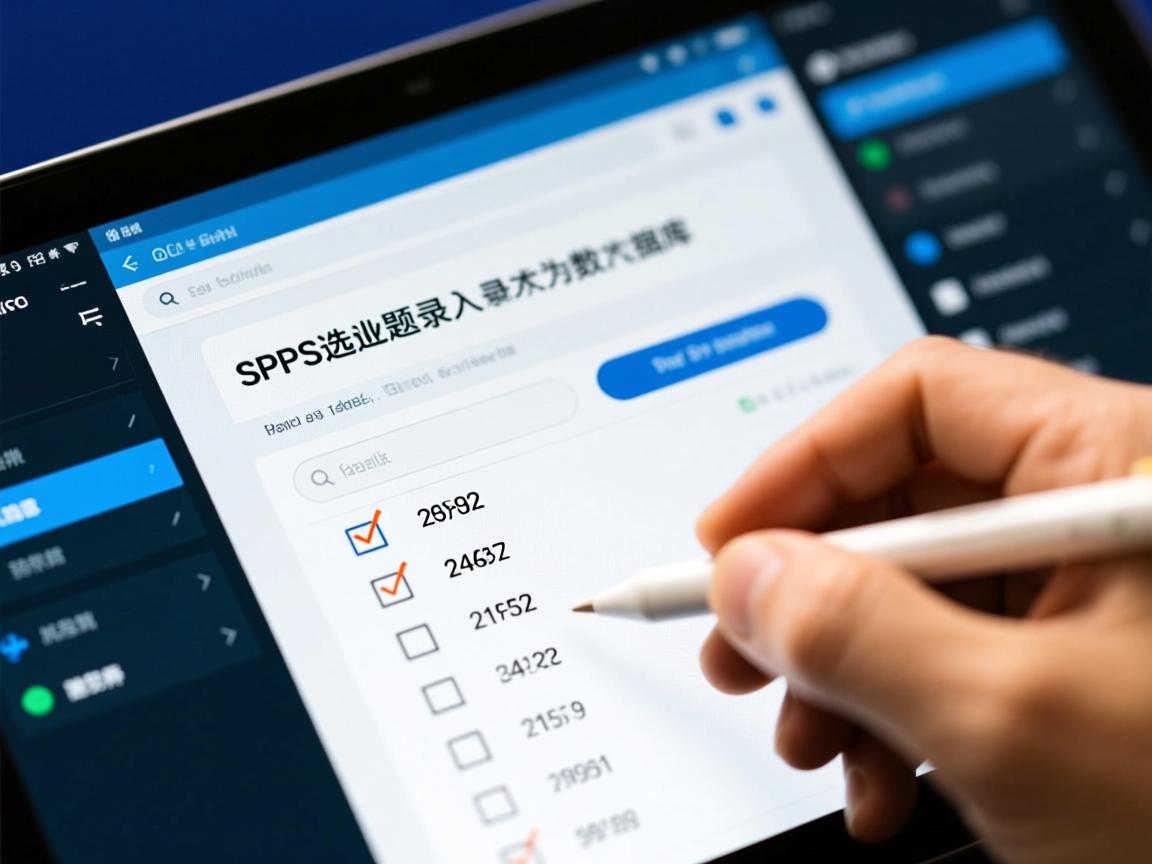 SPSS多选题如何录入数据库  第1张 SPSS多选题如何录入数据库  第1张