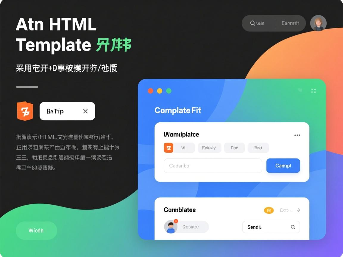 如何快速套用HTML模板文件?