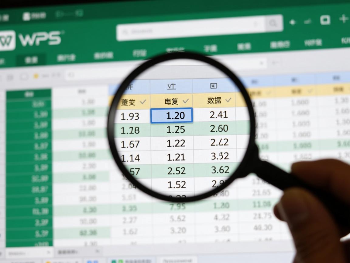 WPS表格如何查找重复数据?  第2张 WPS表格如何查找重复数据?  第2张