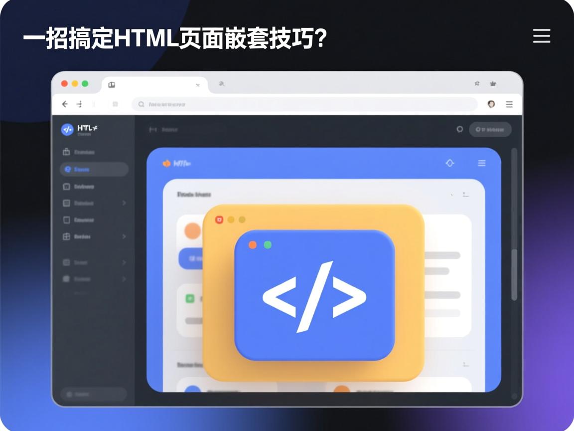 HTML如何轻松嵌套其他页面?,HTML嵌套页面的简单方法?,一招搞定HTML页面嵌套技巧?  第2张 HTML如何轻松嵌套其他页面?,HTML嵌套页面的简单方法?,一招搞定HTML页面嵌套技巧?  第2张