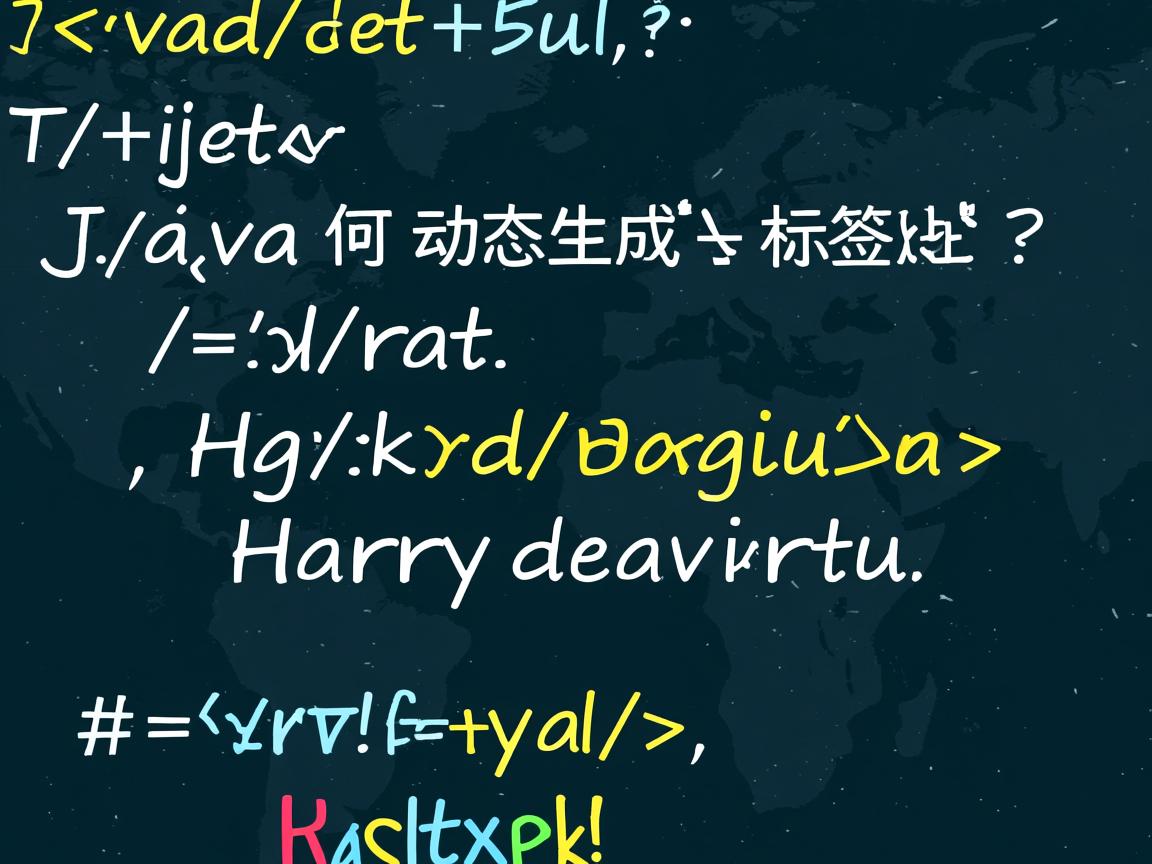 Java如何动态生成HTML标签?  第1张 Java如何动态生成HTML标签?  第1张